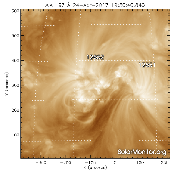 NOAA 12652 - N14E08 (-129",307") - Beta